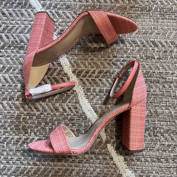 Sam Edelman Yaro coral heel Sz 10.5 - Picture 1 of 6